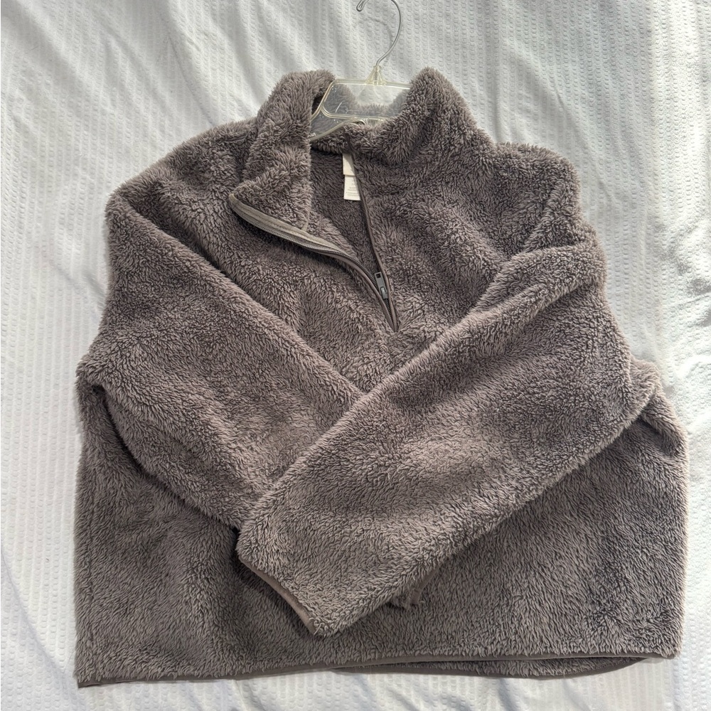 H&M Gray Fleece Jacket